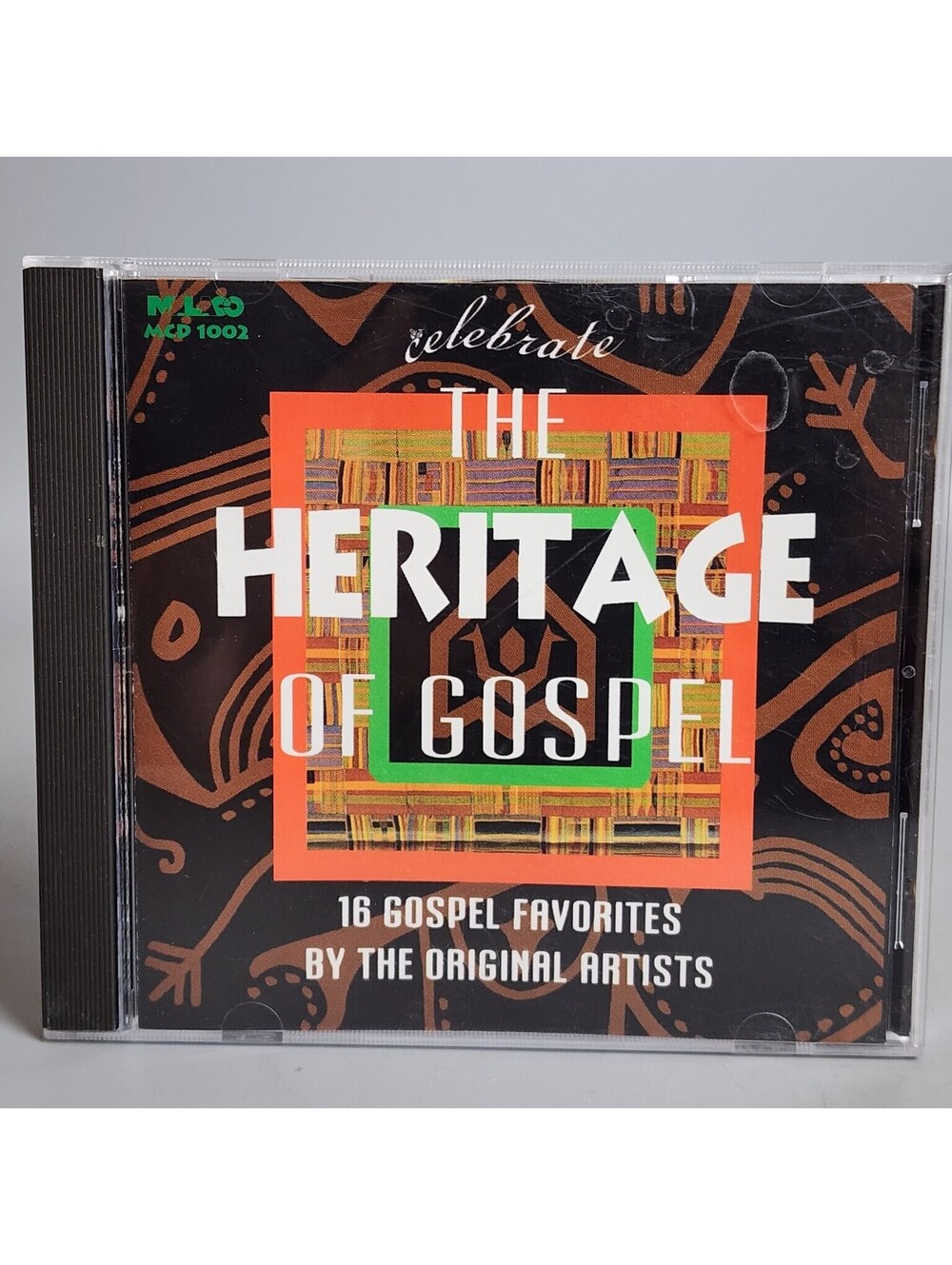 Celebrate The Heritage of Gospel CD 16 Gospel Favorites Various Artists MCD 1002